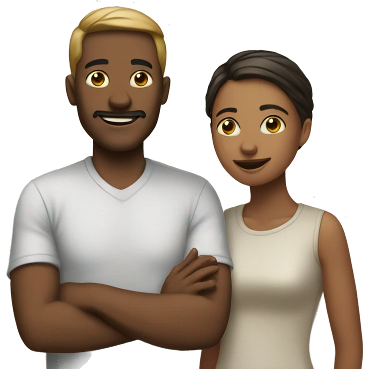 Two loving people  emoji