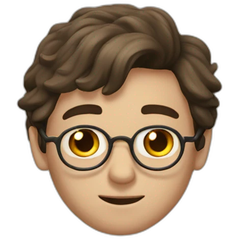 Haŕry potter qui fait un doigt emoji