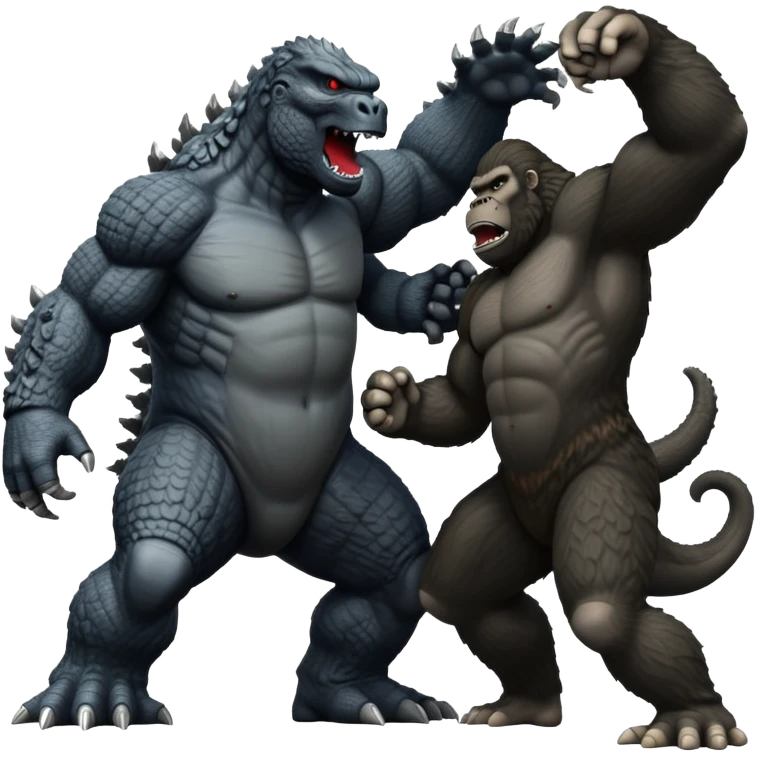 Godzilla king kong emoji
