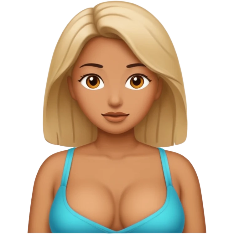 MILF with big tits emoji