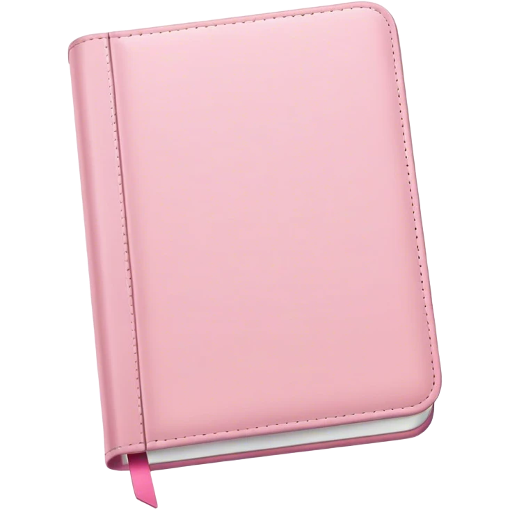 Light Pink diary no face  emoji