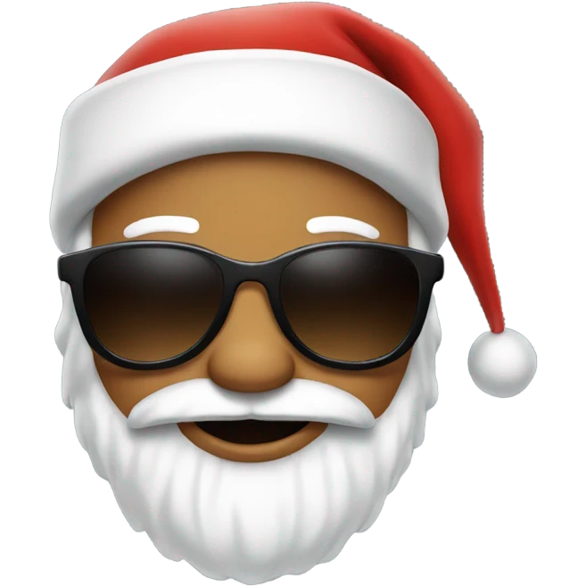 Santa Claus with sunglasses  emoji