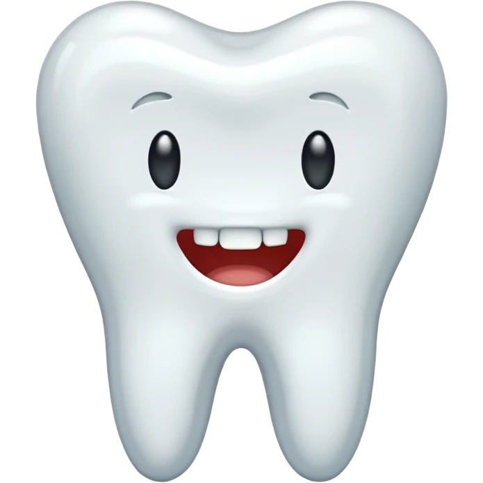 tooth emoji no smile just a tooth emoji