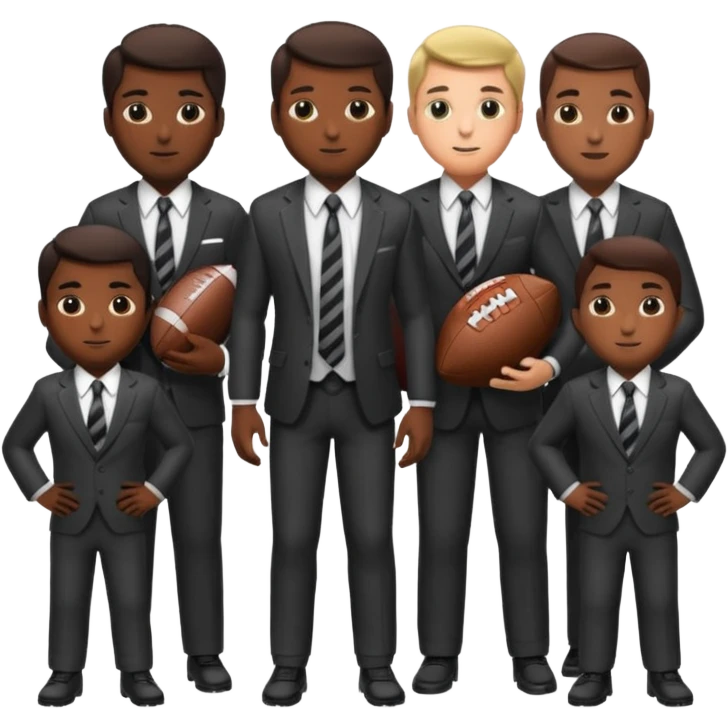 football manager and players emoji