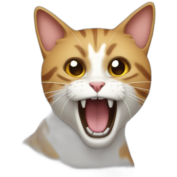 scream cat emoji