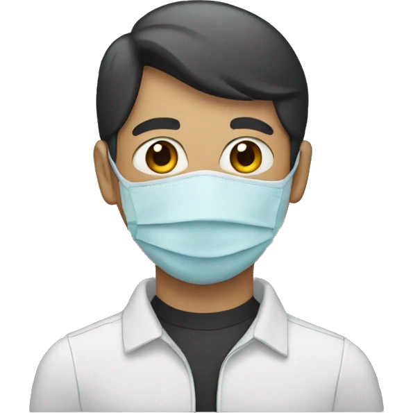 person wearing a mask emoji