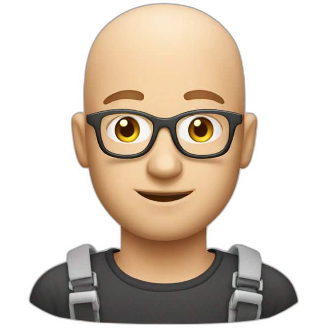 dutch software developer bald emoji