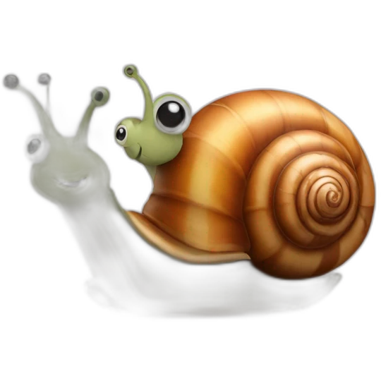 snails hugging eachother emoji