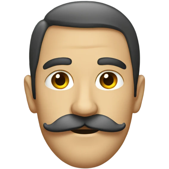 French man curled mustache  emoji