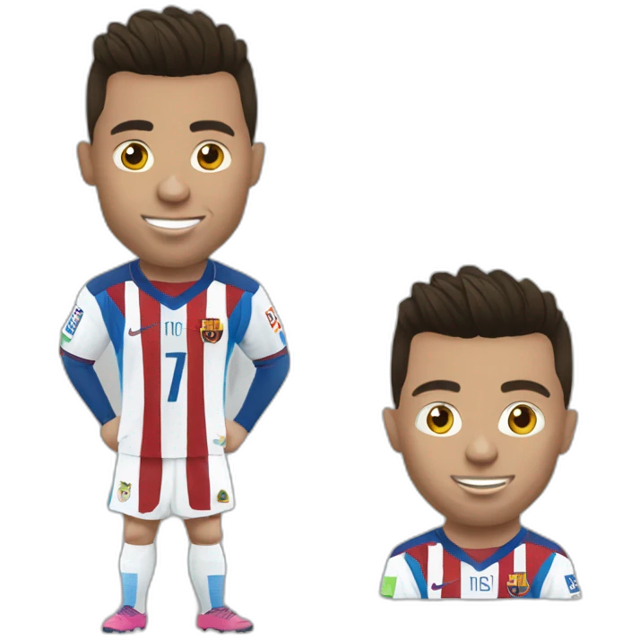 Ronaldo sur Messi emoji