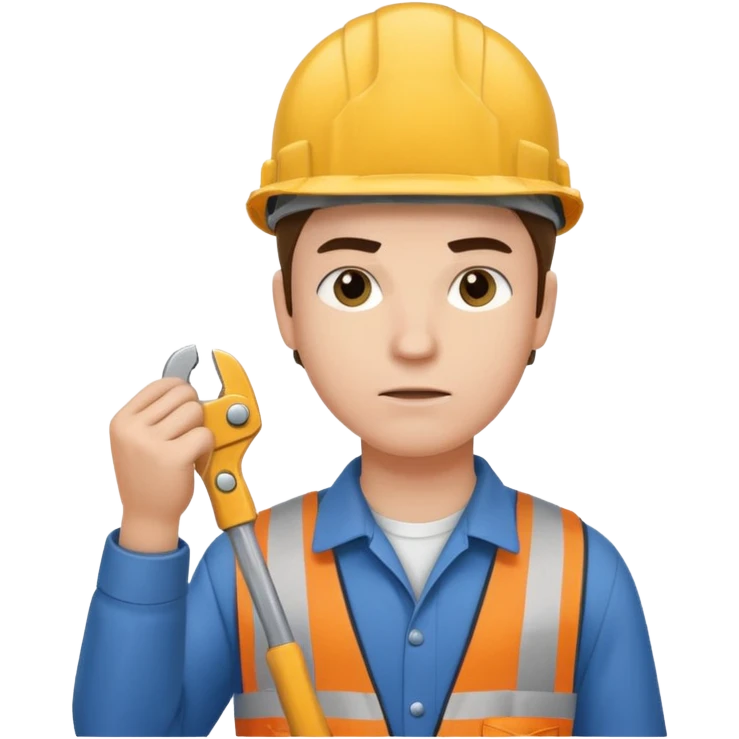 парень ремонтирует гэс emoji