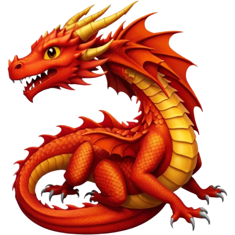 red dragon with fire







 emoji