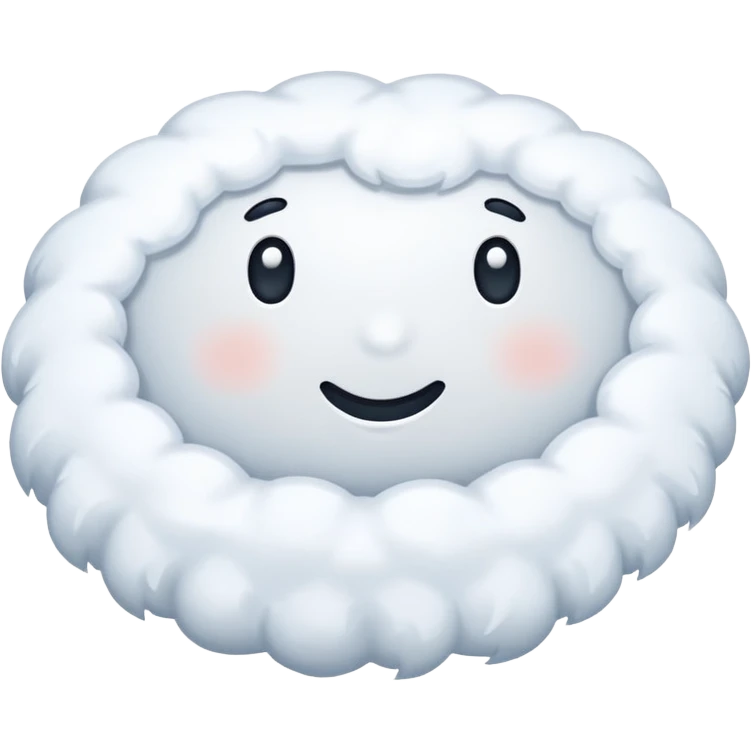 Snow on a floor  emoji