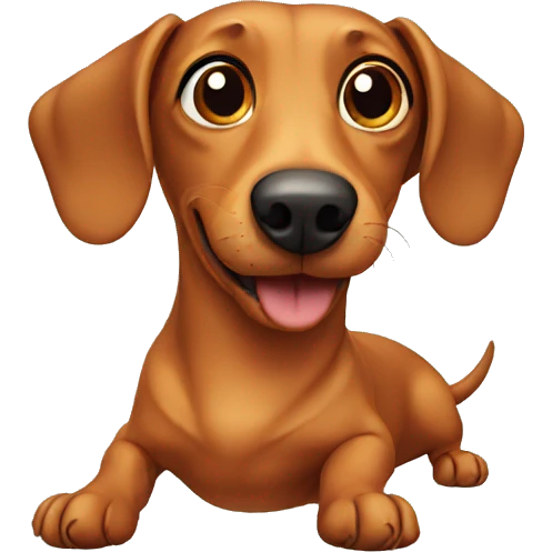 weiner dog emoji