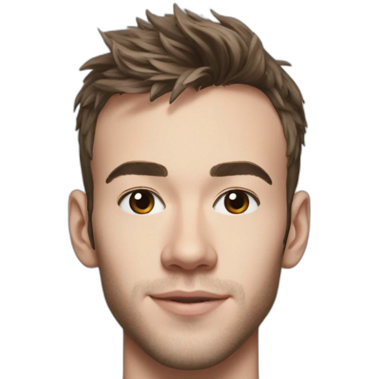 Hyper realistic pierre gasly emoji