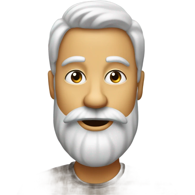 This emoji 🤨 but instead of straight lips make it a kissy lips and add a finger pointing up and a beard  emoji
