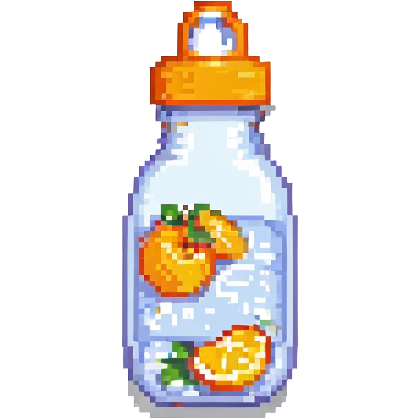 baby bottle with orange lid emoji