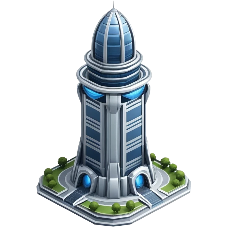 Isometric exterior Avengers Tower, the avengers emoji