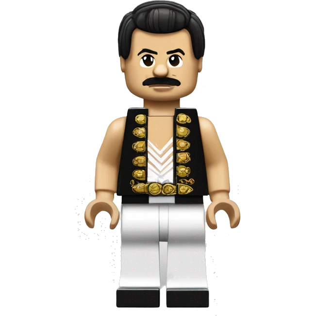 full body lego freddie mercury emoji