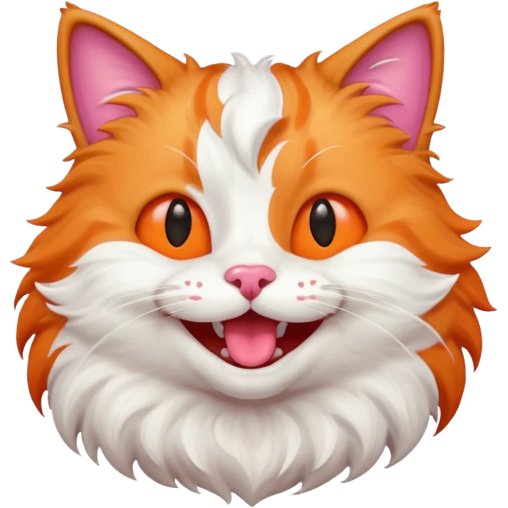 Laughing cat emoji