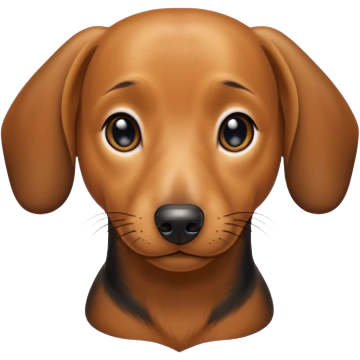 smug dachsund emoji