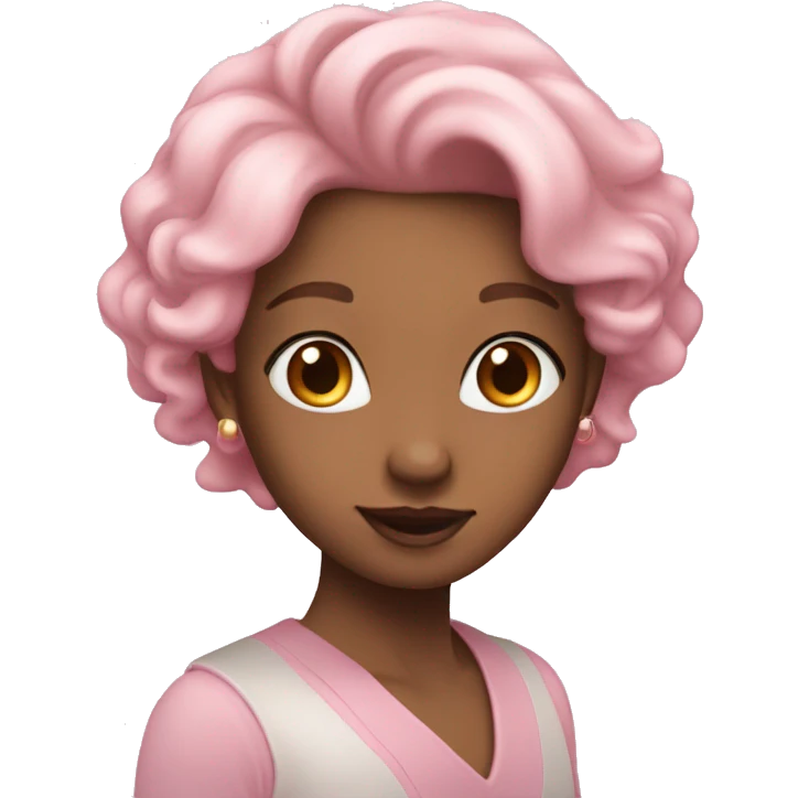 Coquette light pink heart emoji