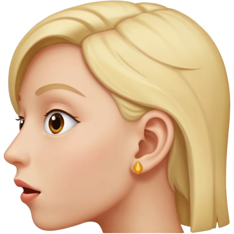 Whispering in ear emoji