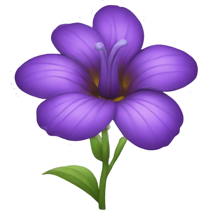 Purple flower emoji