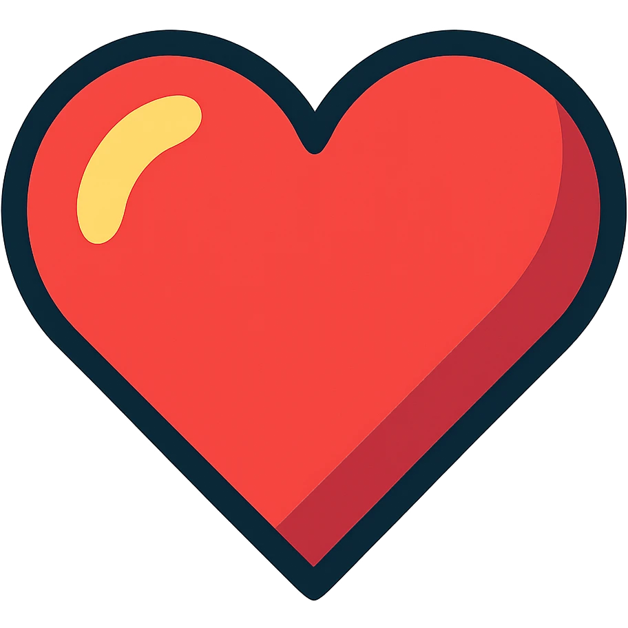heart symbol representing love emoji