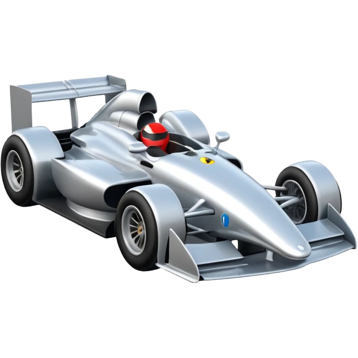 Un auto estilo formula uno emoji