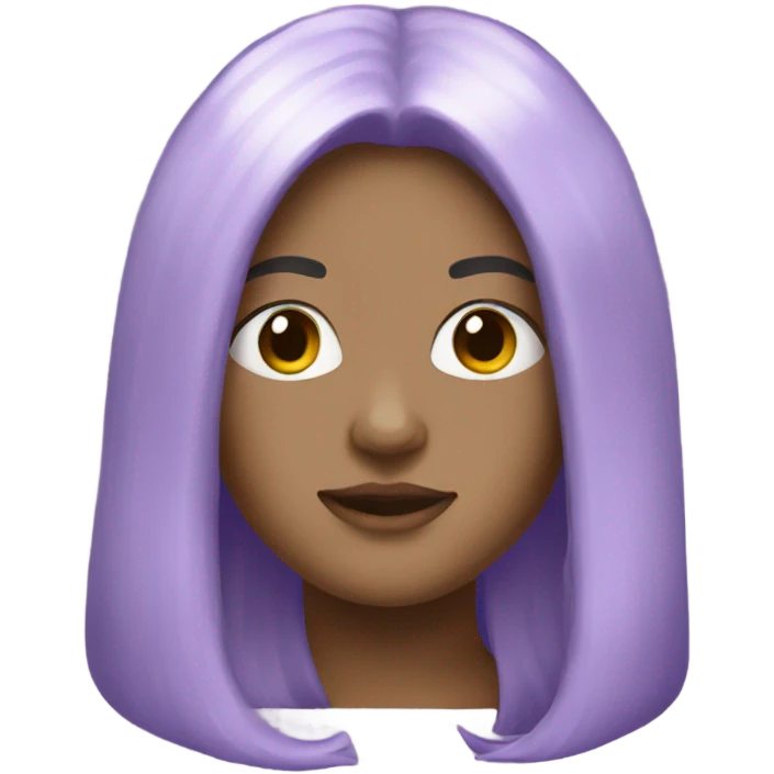 light purple vanity emoji