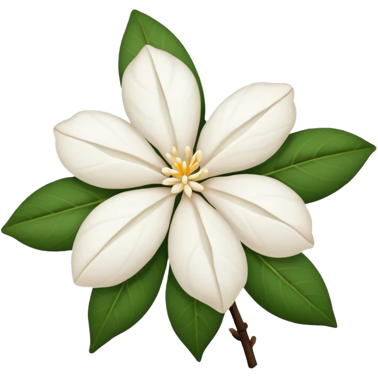 dry indian jasmine flower without leaf in emoji format  emoji