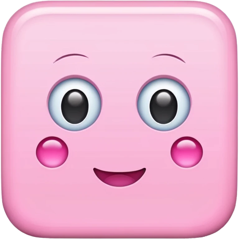 Pink square emoji