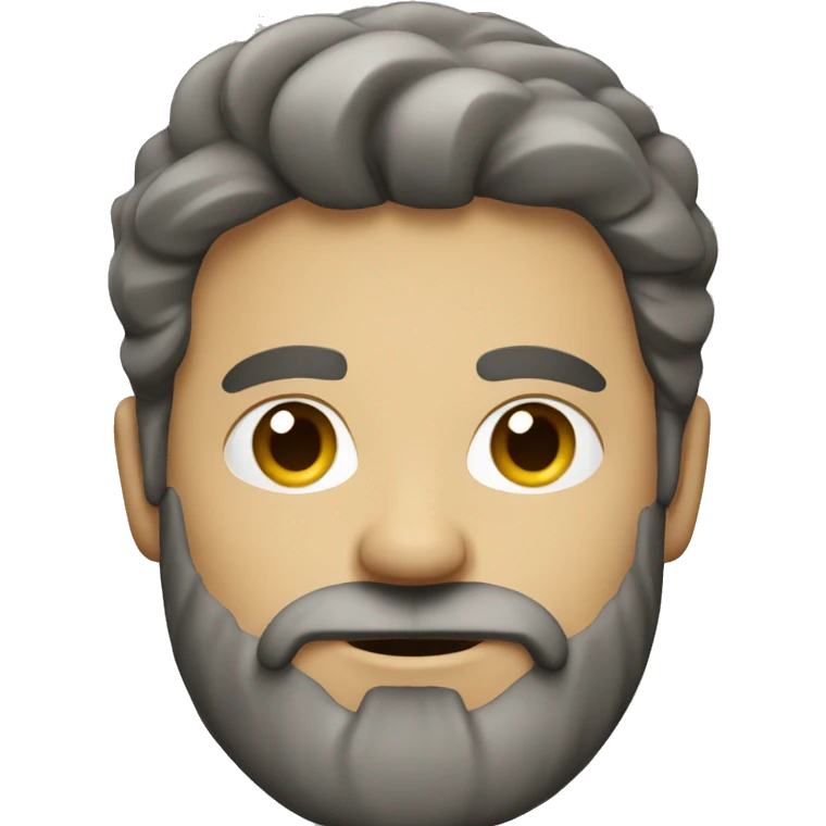 White guy with beard emoji
