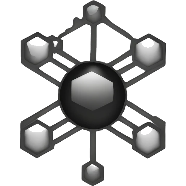 Honey Drop in outline black Hexagon emoji