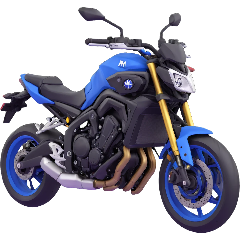 Yamaha MT09 motorcycle emoji