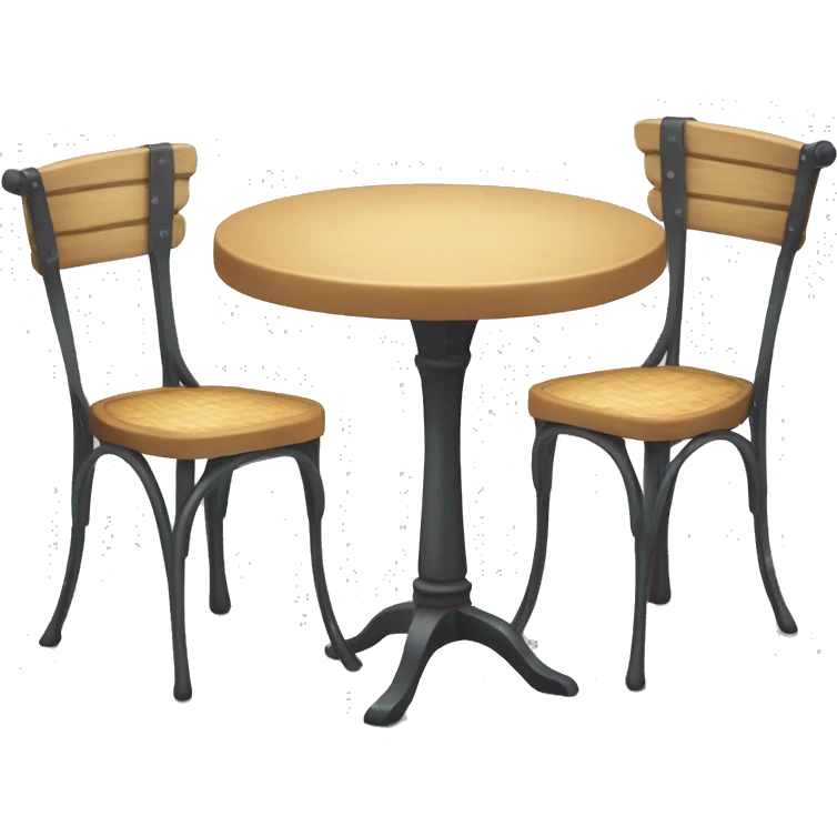 bistro cafe table emoji