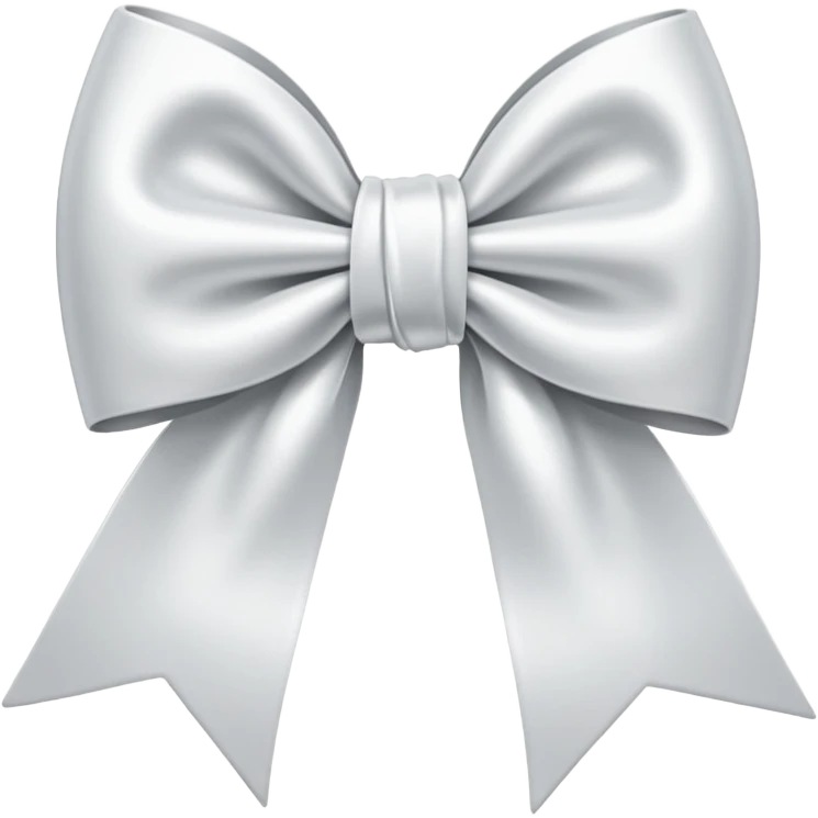 White bow emoji