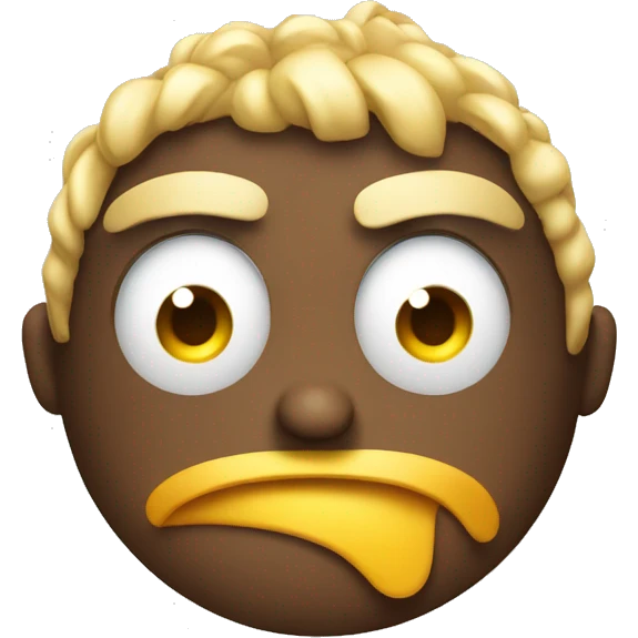 Unimpressed birthday smiley emoji
