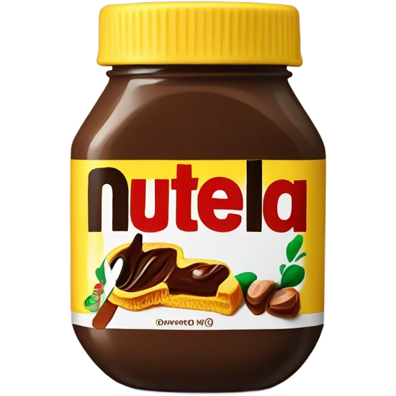 Smiling Nutella  emoji