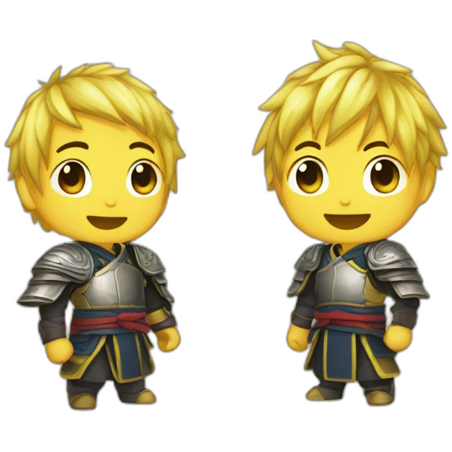 Kokuchibo et zenitsu emoji