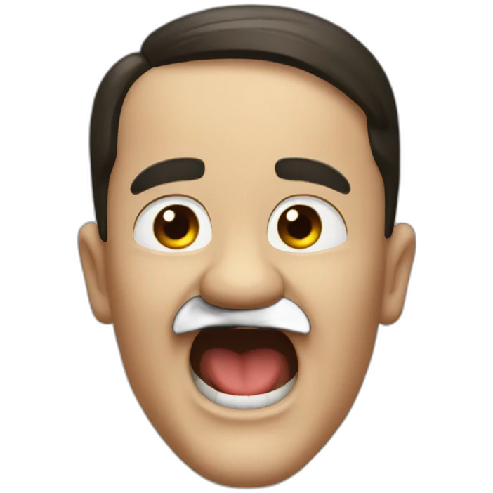 Hitler-laughing emoji