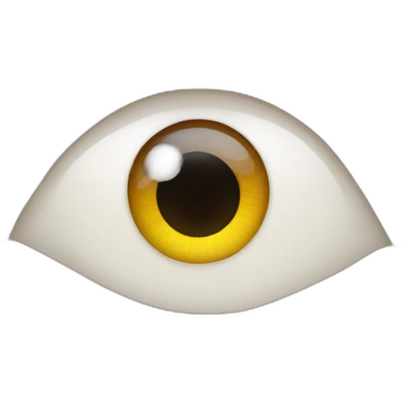 Big and small eye  emoji