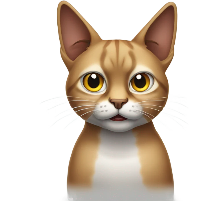 cat singnapura angry emoji