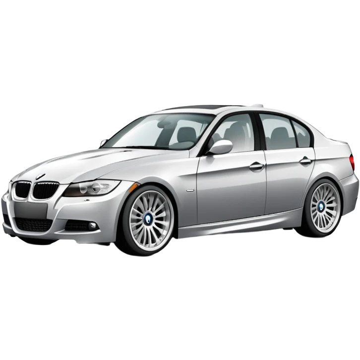 Silver 2011 bmw 335d on silver apex arc 8 wheels  emoji