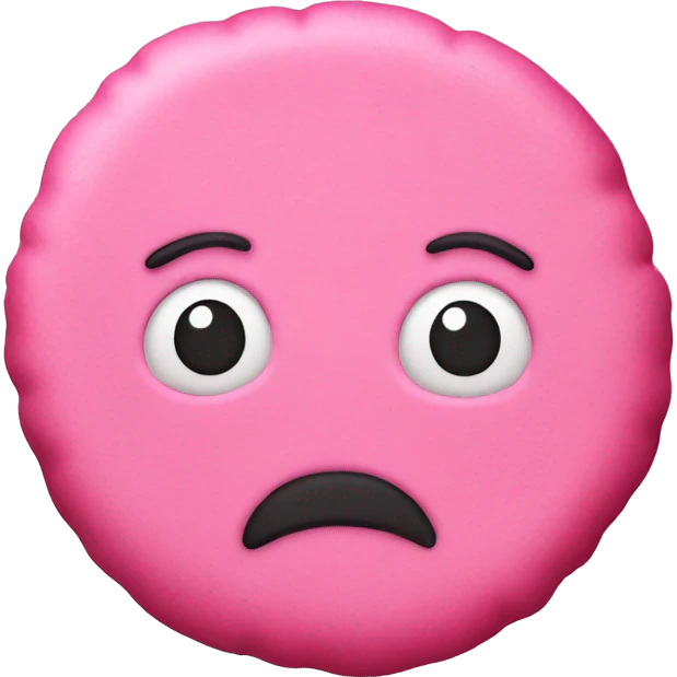Pink cookie  emoji