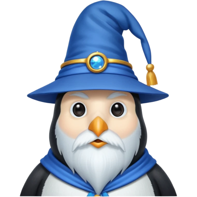 Penguin Wizard emoji
