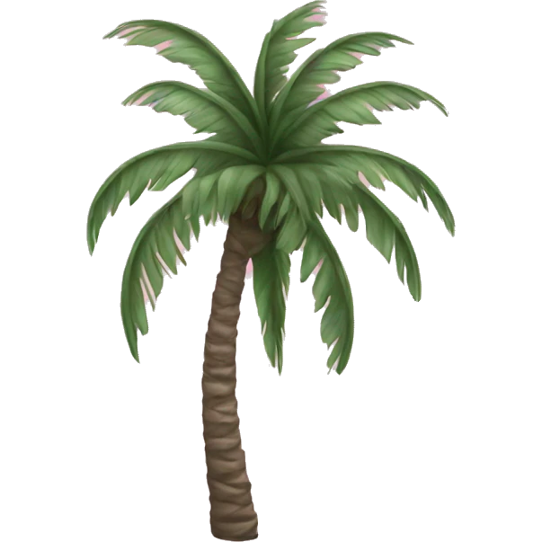 los angeles palm pink emoji