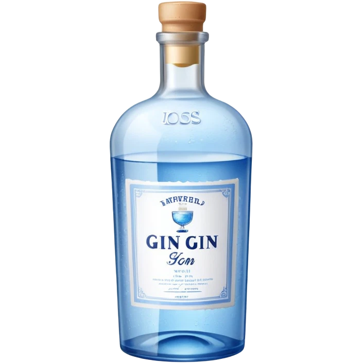 Bottle of Gin emoji