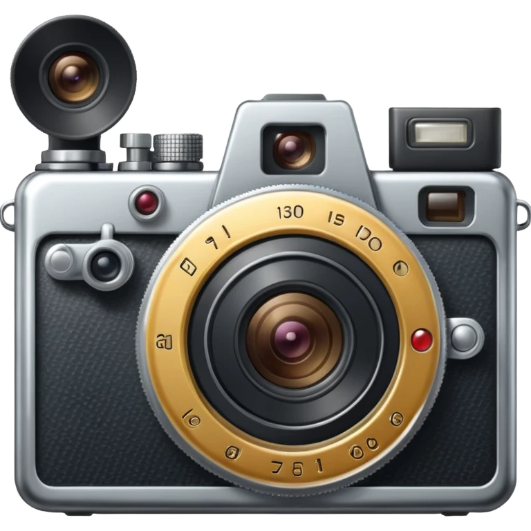 small full metallic camera emoji